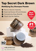 I Dew Care Dry Shampoo Powder - Tap Secret Dark Brown + Caffeine Eye Cream With Eye Roller - Glow Key Bundle