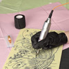 Tattoo Pen Kit Tattoo Cartridge Needles Tattoo Machine For Beginners Rotary Tattoo Pen Kits Complete Tattoo Sets (Silvery)