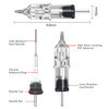 Tattoo Needles Cartridge - 100Pcs Mixed Tattoo Cartridge Needles Round Liner Shader Flat Magnum 3Rl 5Rl 7Rl 9Rl 3Rs 5Rs 7Rs 9Rs 5M1 7M1 For Tattoo Machine Tattoo Supplies (Rl/Rs/M1/Rm-120Pcs)