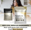 Puregold Colostrum Supplement For Gut Health, Grass Fed Colostrum Powder, Skin & Hair, Recovery, Immune Support, Energy, Zealand Sourced - Unflavored, 30 Serving Packets