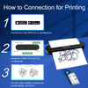 Bluetooth Tattoo Stencil Printer Add Tattoo Guns And Kits With 1500Mah Tattoo Power Supply