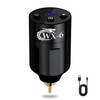 Wx-6 Tattoo Power Supply 4-12V Tattoo Battery 1,300Mah Rechargeable Usb Led Digital Screen, Lightweight For Tattoo Machine Tattoo Pen Wireless Tattoo Gun Pmu Machine (Rca,Black)