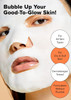 I Dew Care Bubble Sheet Mask - Glow Up Bubbles, 5 Ea + Lip Oil Gloss - Glow Easy, 0.12 Fl Oz Bundle