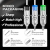 60Pcs Tattoo Cartridge Needles - Yugui Tattoo Needle Cartridge Assorted Size 1203Rl 1205Rl 1207Rl 1209Rl 1205Rs 1207Rs For Round Liner And Shader For Professional Tattoo Artist Tattoo Kit