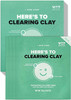 I Dew Care Clay Sheet Mask - Here'S To Clearing Clay, 4 Ea + Face Wash Headband - Pink Tiara, 1 Count Bundle