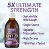 Aquaomega 5X Ultimate Strength High Dha Omega-3 Liquid With Epa And Vitamin D - Wild Caught Omega 3 Fish Oil Liquid - 4500Mg Of Omega 3 Supplements - 450Ml Grape