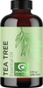 Premium Hair Oils For Hair And Skin - Pure Peppermint And Tea Tree Oil For Hair Growth And Skin Care - Hair Treatment Oils Set With Tea Tree Essential Oil And Peppermint Essential Oil 1 Fl Oz Each