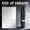 Tattoo Kit - Kiss Of Dragon Tattoo Kit Complete Wireless Tattoo Machine 1800Mah Power Supply 20Pcs Cartridge Needles Practice Skin Bandage Tattoo Kit - Kiss Of Dragon Tattoo Kit Complete Wireless Tattoo Machine 1800Mah Power Supply 20Pcs Cartridge Needles Practice Skin Bandage