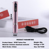 Tattoo Pen Machine Rotary Tattoo Gun Lightweight Digital Display Slim Frame With Two Replacement Batteries For Women Artist