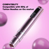 Tattoo Pen Machine Rotary Tattoo Gun Lightweight Digital Display Slim Frame With Two Replacement Batteries For Women Artist