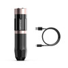 Wormhole Tattoo Gun Wireless Tattoo Machine Wireless Rotary Battery Pen Tattoo Cartridge Machine With 2100Mah Capacity Wireless Power Digital Led Display Tattoo Supply(Black)