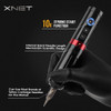 Xnet® Tattoo Kit - Complete Wireless Tattoo Machine With Extra Battery Coreless Motor Rotary Tattoo Pen 20Pcs Tattoo Cartridge Needles 1500Mah Power Digital Lcd Display For Professional Tattoo Artists