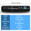 Ambition Rotary Tattoo Machine With 2Pcs Power Supply Coreless Japan Motor - Wireless Tattoo Battery Cartridge Pen With 1500Mah Power Supply Digital Lcd Display For Professional Tattoo Artists