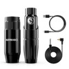 Tattoo Kit, Wormhole Tattoo Gun Wireless Tattoo Machine With Tattoo Battery Pack Power Supply, Rca Tattoo Cord, Type-C Cable, Wireless Rotary Tattoo Machine Tattoo Pen Chd01-A(1,200Mah+Black)