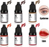 Tattoo Ink Permanent Eyebrow Make Up Pigement For Eyebrows Eyeliner Lips Microblading Supplies For Eyebrow Machine Pigment Set For Professional Beauty Supplies (6 Colors)