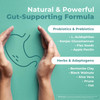Gutoptim Probiotic & Prebiotic Capsules | Pre And Probiotics For Synbiotic Gut Health & Bloating Relief For Women & Men | Enzyme With Probiotics For Digestive Health | Non-Gmo, 60 Ct, 1 Month Supply