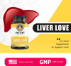 Ancient Bliss Liver Love - Natural Milk Thistle Liver Detox And Liver Health Cleanse Supplement - Support Healthy Liver In Men And Women - 60 Capsules - With Burdock, Dandelion, Cloves, And More