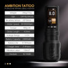 Ambition Torden Max Wireless Tattoo Machine 2400Mah Color Touch Screen-Rotary Tattoo Gun Cartridge Pen With Torque 180 G.Cm Brushless Motor Straight Drive Bar For Tattoo Artist