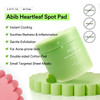 Abib Heartleaf Spot Pad Calming Touch 80pads 5.07 fl.oz. | Korean Acne Soothing Toner Pads for Face, Cleansing, Disposable, Exfoliant, Skin Care