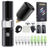 Dragonhawk Tattoo Kit, Tour Y23 Wireless Tattoo Kits Replaceable B2 Battery Tattoo Pen Machine Gun Kit With 6 Strokes Length Change For Beginner & Pro Aritsts Women Beauty