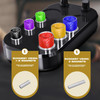 Tattoo Ink Mixer High Speed Color Mixer Automatic Mixing Machine Adjustable Power Electric Ink Mixer Set With 40 Color Cups, 200 Mixing Sticks