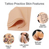 3Mm Fake Skin Tattoo 10Pcs - Autdor Thick Tattoo Skin Blank Tattoo Practice Skins Double Sides 7.4X5.6" Tattoo Skin Practice Tattooing And Microblading Eyebrow Practice Skin Kit For Tattoo Supplies