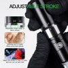 Dragonhawk Tour Y23 Tattoo Pen Machine Gun, 2.0-3.3Mm 6 Strokes Length Change Short Tattoo Machine (Single Pen)