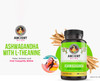 Ancient Bliss Ashwagandha With L-Theanine & Black Pepper Extract Capsules, Energy & Natural Mood Support Supplement, Focus Supplement For Adults