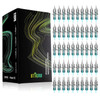 Stigma Aquamarine Knight Tattoo Cartridge Needles 50Pcs Assorted Sizes 0.35Mm Rl+Rm (1203Rl 1205Rl 1207Rl 1209Rm 1215Rm) Round Liner/Round Magnum En02B-50Kit-X