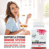 Plantvital Berberine Organic - Berberine 1200Mg Non-Gmo Berberine Supplement For Immunity Support, Normal Cardiovascular Health -240 Count, Vegan, And Made In The Usa