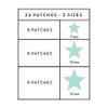 The Creme Shop Star Shape Clear Skin Hydrocolloid Dark Spot Acne Patches - Infused With Salicylic Acid + Witch Hazel | Adhesive Patches That Fight Pesky Pimples. (72 Patches / 3 Sizes)