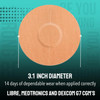 Adhesive Patches for Freestyle Libre 3 Sensor Covers, Libre 2, Dexcom G7, Medtronic Guardian. Pre-Cut for Sensitive Skin, Waterproof, Sweat-Resistant. 10-14 Days Protection. 20 Pack, Tan