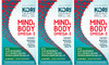 Kori Krill Kori Mind & Body Omega-3 Oil Omega 3, Brain Supplements for Memory and Focus, Lutein, Zeaxanthin, B12, Tumeric Curcumin, 60 Softgels (3 Pack)