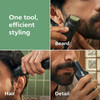 Philips Norelco All-in-One 3000 Series 13 in 1 Trimmer Beard Styler & Men's Hair Clipper 9 Length Settings & Self-Sharpening Skin-Friendly Blades MG3919/50