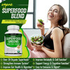 Organic Super Greens Capsules Superfood Fruit Veggie Supplement - 28 Powerful Natural Ingredients With Alfalfa, Beet Root, Tart Cherry & Ginger For Immune & Energy Support, For Men Women, 60 Tablets