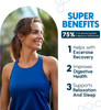Triple Magnesium Complex Supplement (120 Vegan Capsules) - 180Mg Of Magnesium Glycinate Taurate And Citrate - Calm Magnesium Complex Supplements
