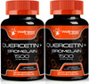Quercetin With Bromelain Supplement - 1500Mg - Immune Support And Heart Health Capsules For Men And Women, Quercetin Supplements Helps Support Joint & Healthy Respiratory System - 120 Count (2 Pack)