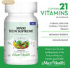 Maxi Health Teen Supreme His Vitamins For Teen Boys (60) - Teen Multivitamin For Young Men Ages 12 17 - Daily Teen Vitamins For Nutrition, Energy, Immune Support, Antioxidants & Teen Boy Needs