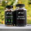 Pete & Pedro Biotin Gummies - Daily Hair Growth Strengthening Supplement For Stronger Hair, Skin, & Nails  Cherry Flavor Biotin Gummy 5000Mcg Per Serving  As Seen On Shark Tank, 60 Count