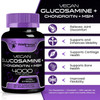 Glucosamine Chondroitin Msm - 4000Mg - Joint Support Supplement, Glucosamine Chondroitin Capsules, Helps With Back Pain, Knee Pain Relief, Joint Pain Relief Supplements Triple Strength - 240 Count