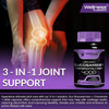 Glucosamine Chondroitin Msm - 4000Mg - Joint Support Supplement, Glucosamine Chondroitin Capsules, Helps With Back Pain, Knee Pain Relief, Joint Pain Relief Supplements Triple Strength - 240 Count