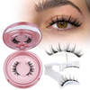Focipeysa Magnetic Eyelashes Kit With Applicator Manga Magnetic Lashes Natural Look, Cat Eye Magnetic Eyelash, No Glue No Eyeliner Needed Easy To Wear And Remove Reusable Magnetic Strip Lash