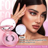Focipeysa Magnetic Eyelashes Kit With Applicator Manga Magnetic Lashes Natural Look, Cat Eye Magnetic Eyelash, No Glue No Eyeliner Needed Easy To Wear And Remove Reusable Magnetic Strip Lash