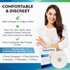 Silicone Areola Clear Gel Scar Sheets-4 Medical Breast Scars Silicon Circles See-Into Scar Restore Smooth Mastectomy Breast Lift Reconstruction Surgery Supplies Keloid Scar Guards Sheeting-Silikan