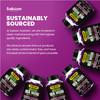 Sakoon Nutrition Irish Sea Moss Gummies W/Elderberry & Black Seed Oil - Beauty, Joints & Immune Support  Rich In Vitamins, Raspberry Flavor  60 Gummies