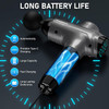Raemao Massage Gun, Massage Gun Deep Tissue, Back Massage Gun For Athletes For Pain Relief Attaching 8 Pcs Replacement Heads, Percussion Massager With 10 Speeds & Led Screen, Carbon