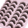 14 Pairs Wispy Mink Lashes Fluffy Eye Lashes Natural Look 5D Volume 16Mm Fake Eyelashes Pack By Tnfvloneins