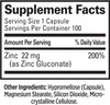 Quantum Health Zinc Gluconate 22Mg Daily Immunity Boost Supplement Supports Energy, Healthy Eyes, Hair Skin & Nails - Essential Mineral Immune Support For Women & Men - 100 Capsules