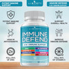 8 In 1 Immune Defense Support, Immunity Vitamins Supplement Booster With Zinc 50Mg, Vitamin C Elderberry Vit D3 5000 Iu, Turmeric Curcumin & Ginger, Echinacea - Allergy Relief For Kids Adults (2 Pack)