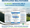 Power By Naturals Methyl Multi One - Vegan Methylated Multivitamin For Men & Women With Methylfolate & Methyl B12 For Mthfr Maintenance, 60 Capsules, 2 Month Supply, Usa-Made, Gluten-Free